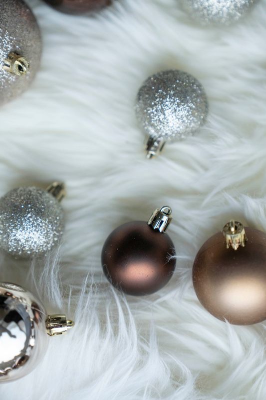 Juletrepynt - 60pk Brun
