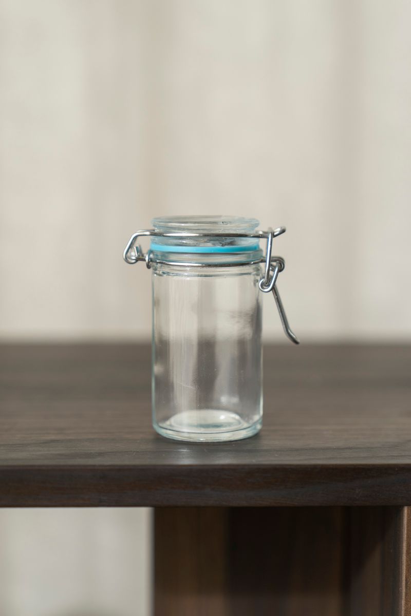Glasskrukke 80ml - Blå