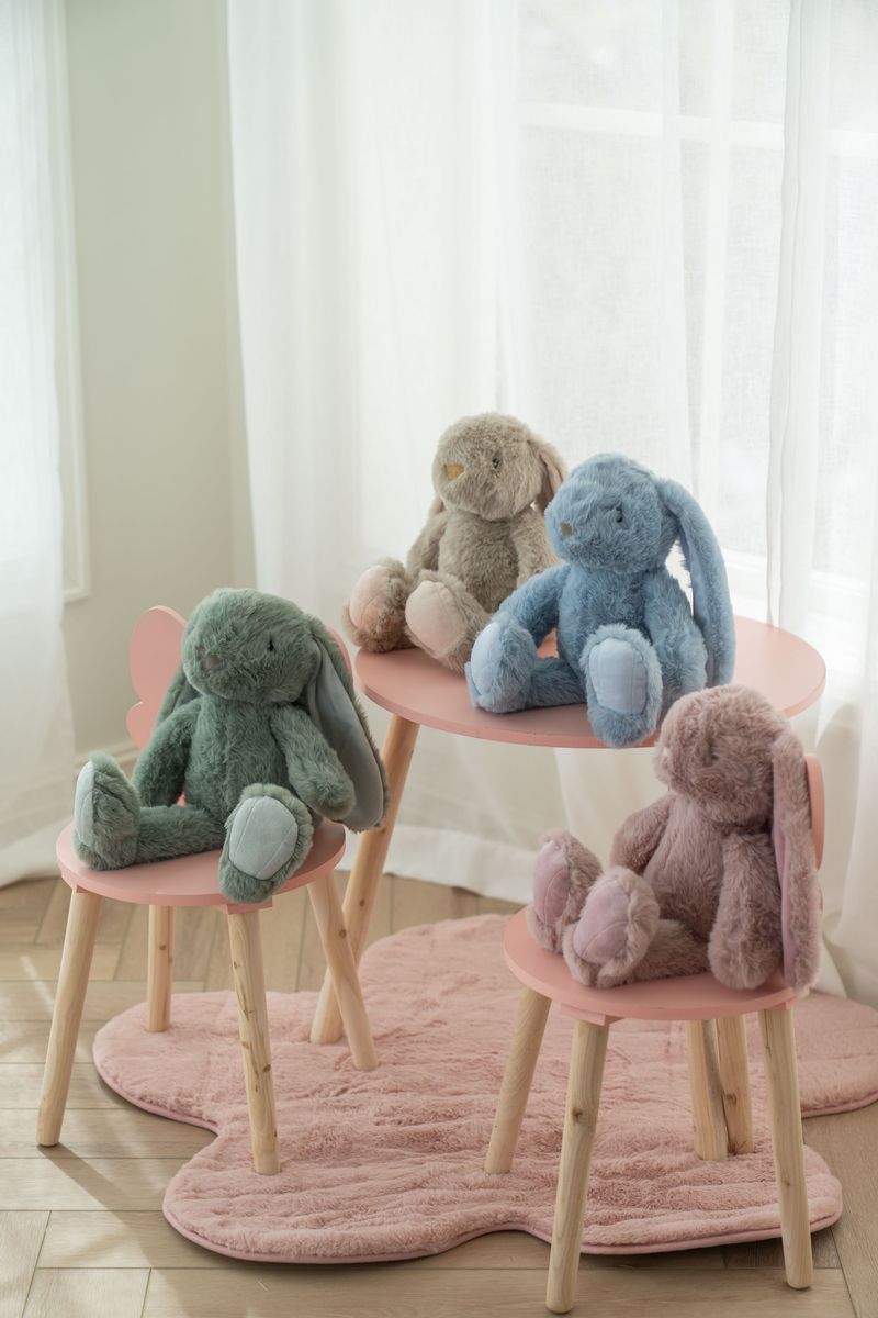 Kosedyr kanin – 40 cm – Grønn