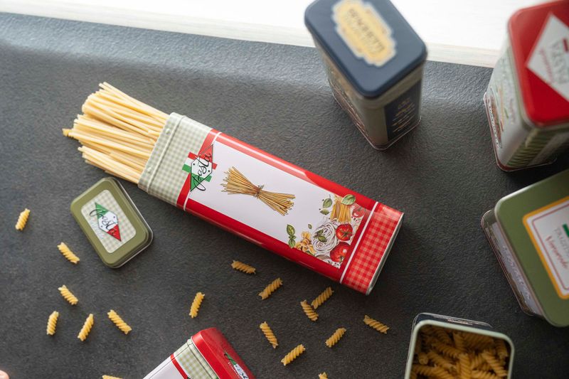 Milano Oppbevaringsboks Pasta – 9,5×7,5×H19,5cm – Grønn
