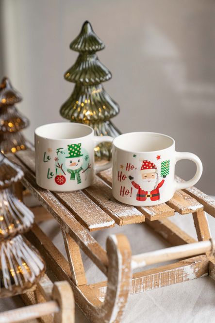 Hovedbilde Jolly Kopp 2pk - Nisse og Snømann