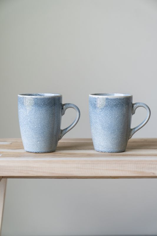 Krus – 340 ml – 2pk Mørk Blå