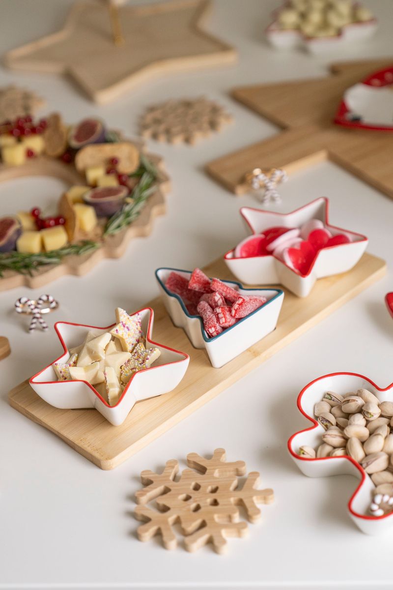 Serveringssett - Stjerne og Tre