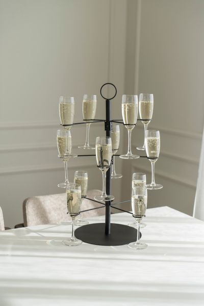 Hovedbilde Vinglass stativ Matt Svart