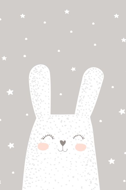 Hovedbilde Poster - Beige Kanin
