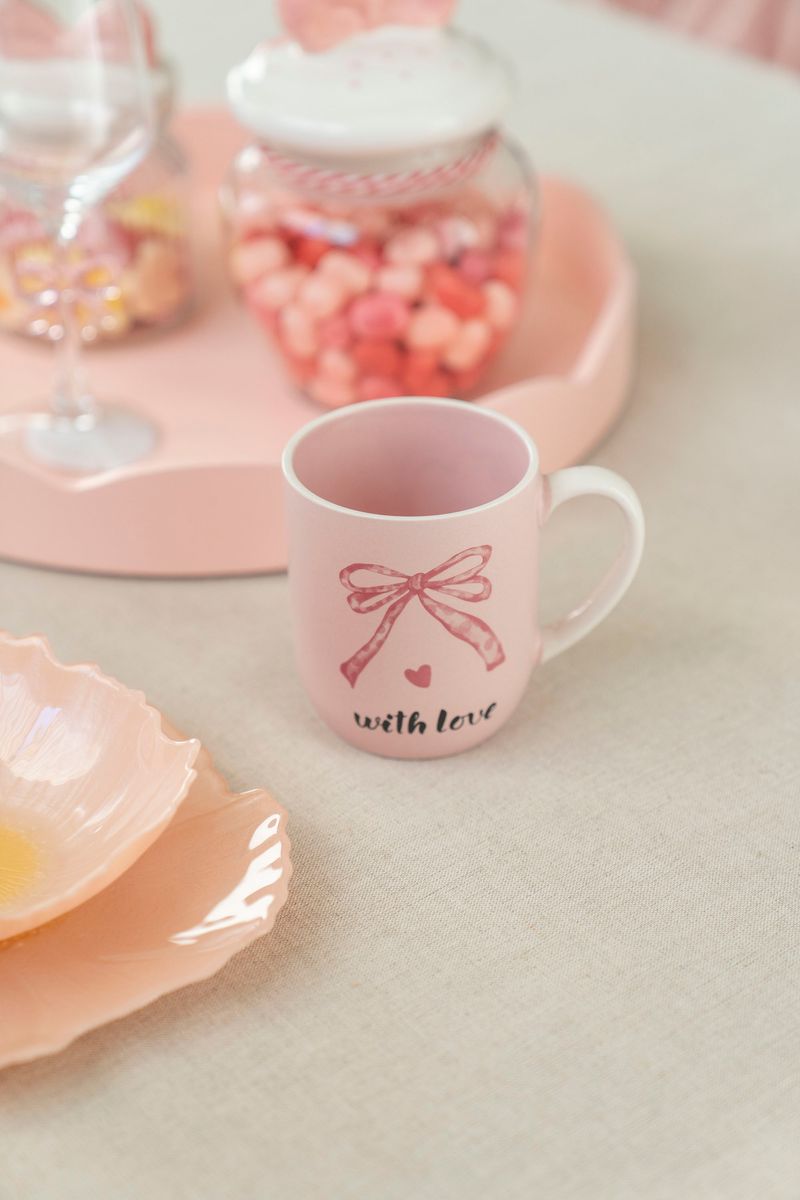 Krus Sløyfe Rosa