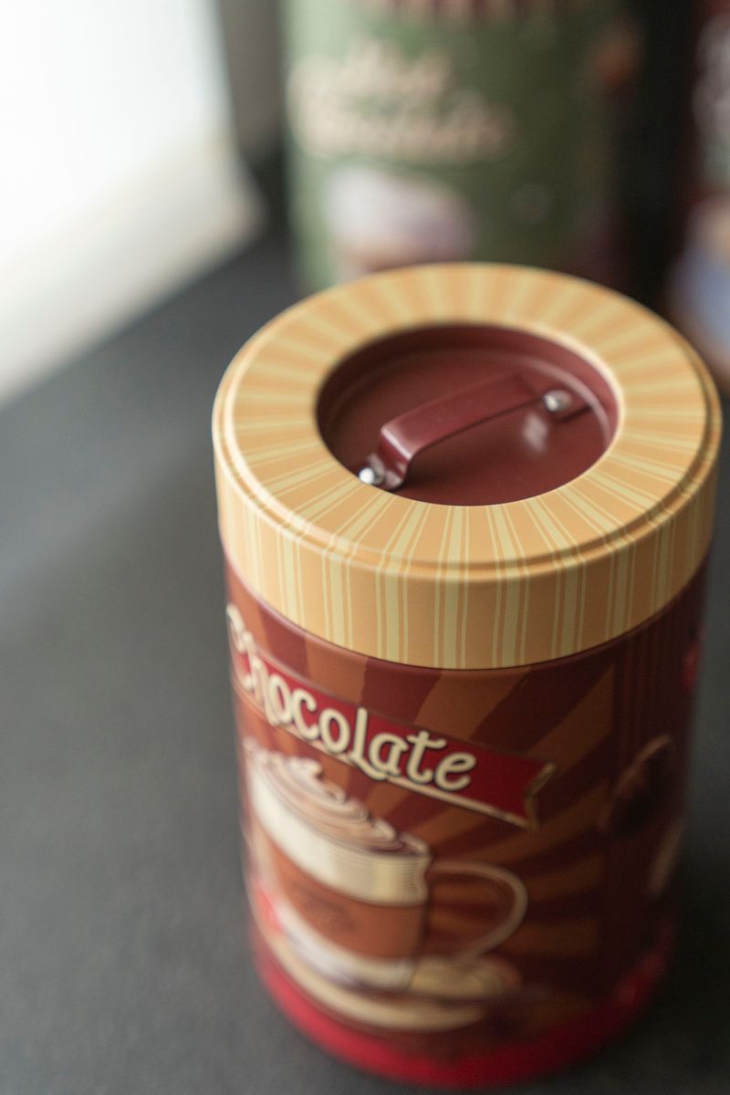 Retro Oppbevaringsboks – Ø10×H16 cm – Chocolate