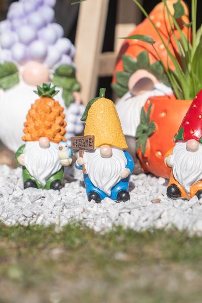 Hovedbilde Nisse med frukthatt – stor – sitron