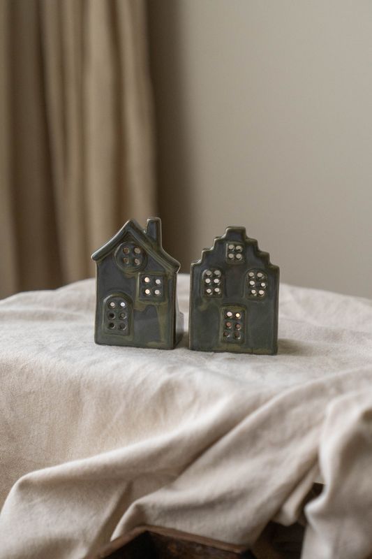 Telysholder Hus 8cm - Versjon 3