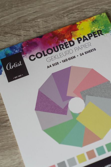 Hovedbilde Farget Papir 24 ark