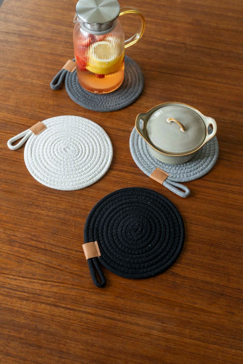 Gryteunderlag 20cm - Hvit