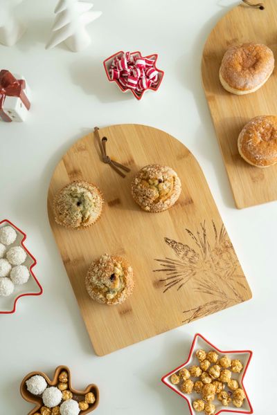 Hovedbilde Bambusfjøl 35x26,5cm - Stor Grenmotiv