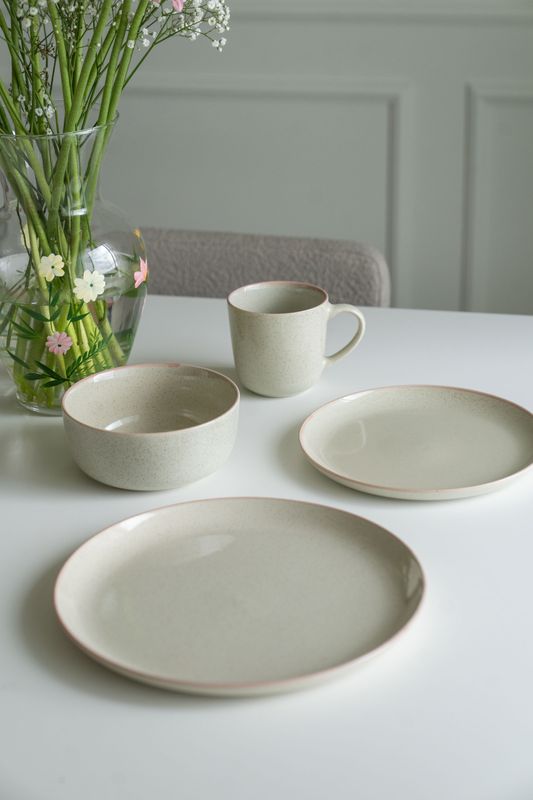 Sand tallerken – Ø21 cm