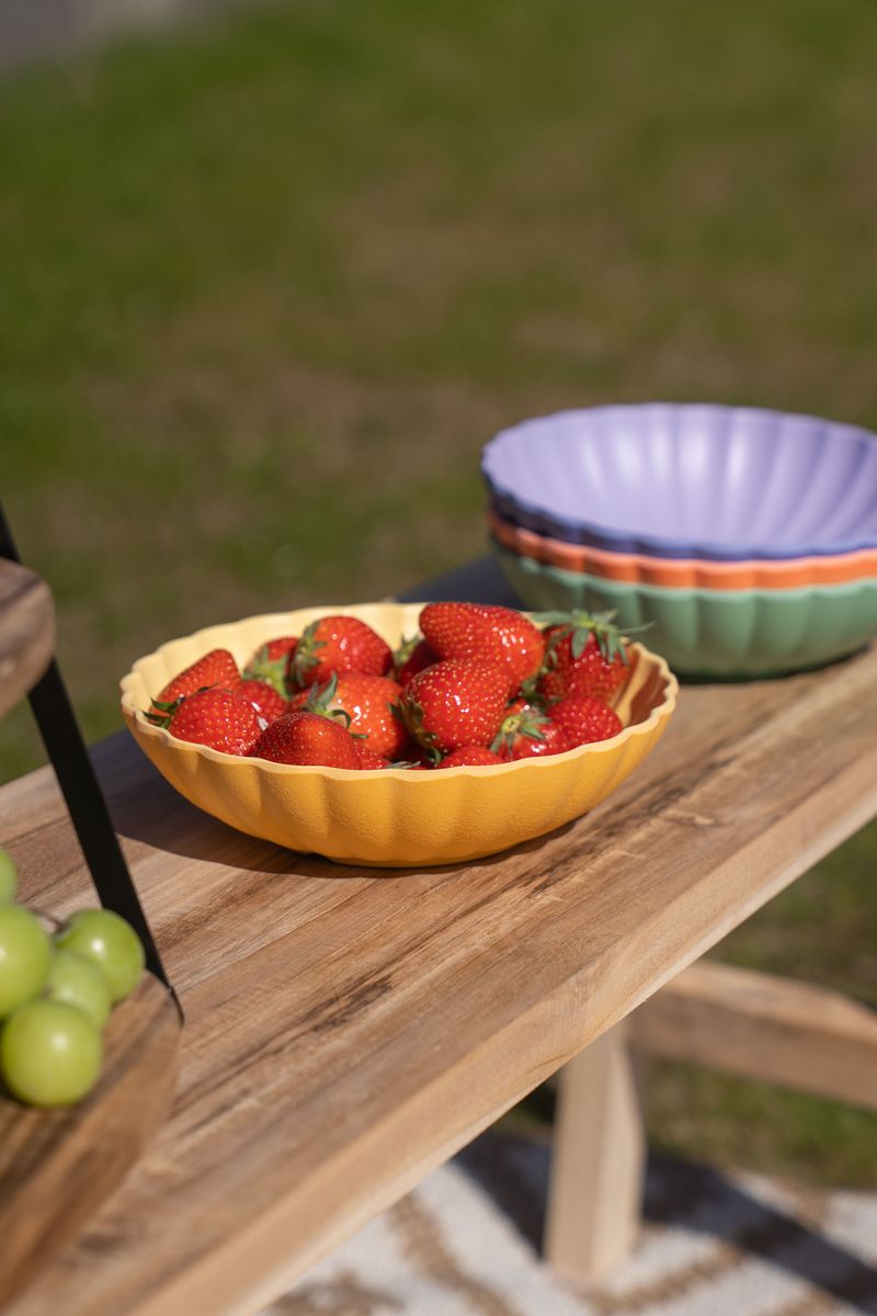 Soft skål – Ø19 cm – gul