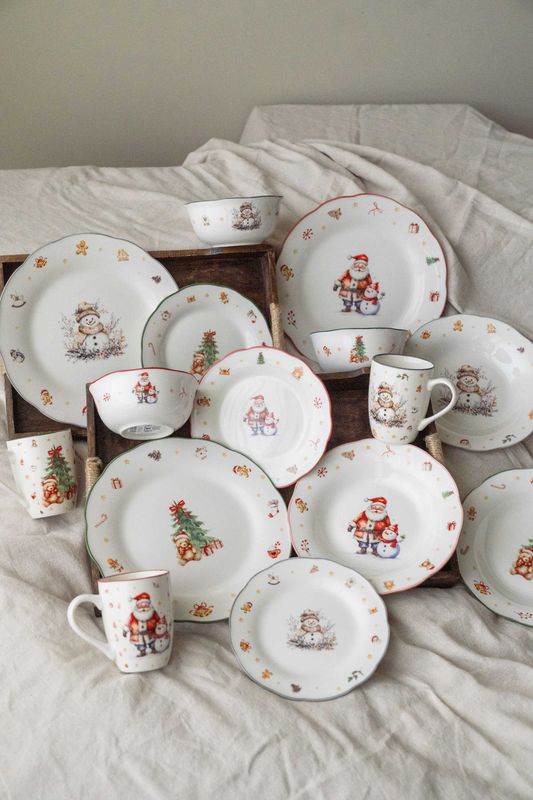 Juleminner Dyp Tallerken 22cm - Nisse
