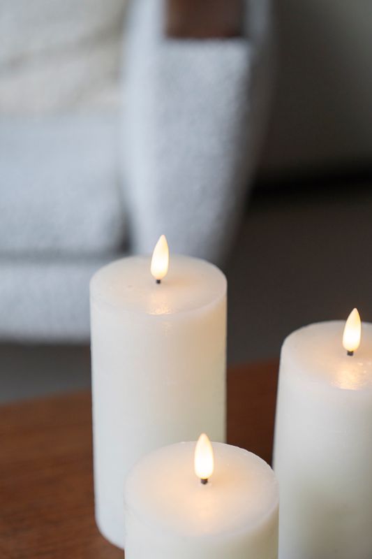 LED Lys 3pk Ivory