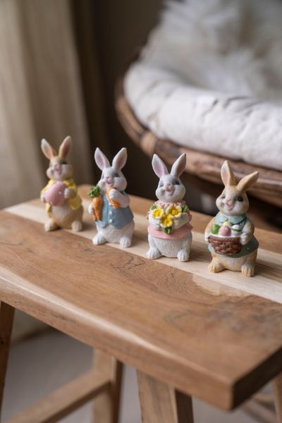 Hovedbilde  Påskekanin – H10 cm – blå