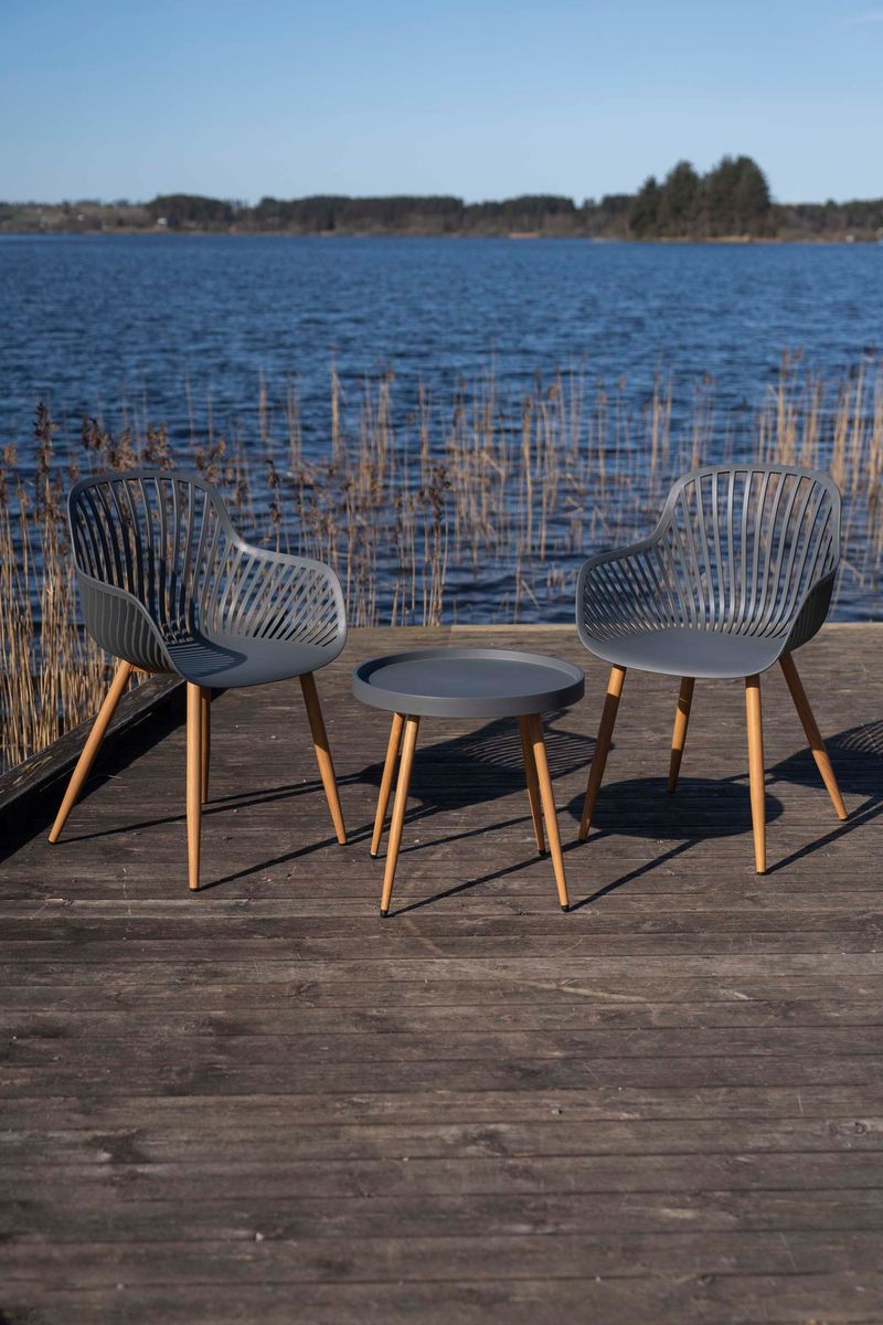 Hagesett Riller Grå