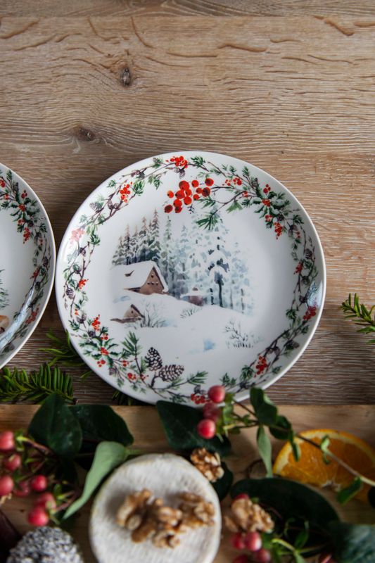  Juletid Tallerken 20cm Vinter