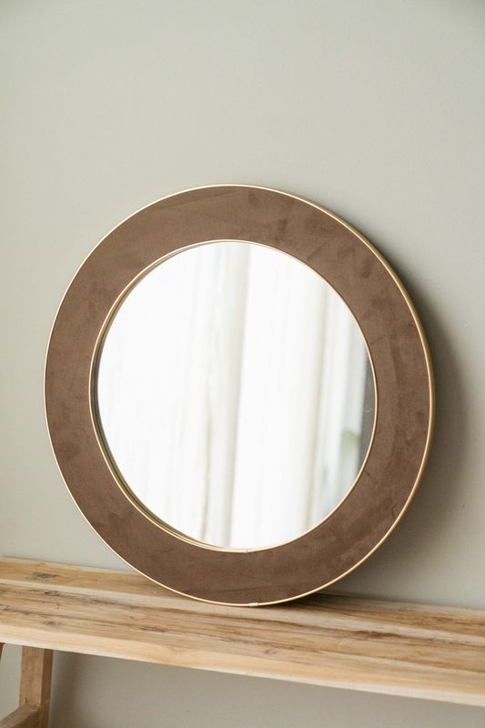 Speil 60cm Brun 