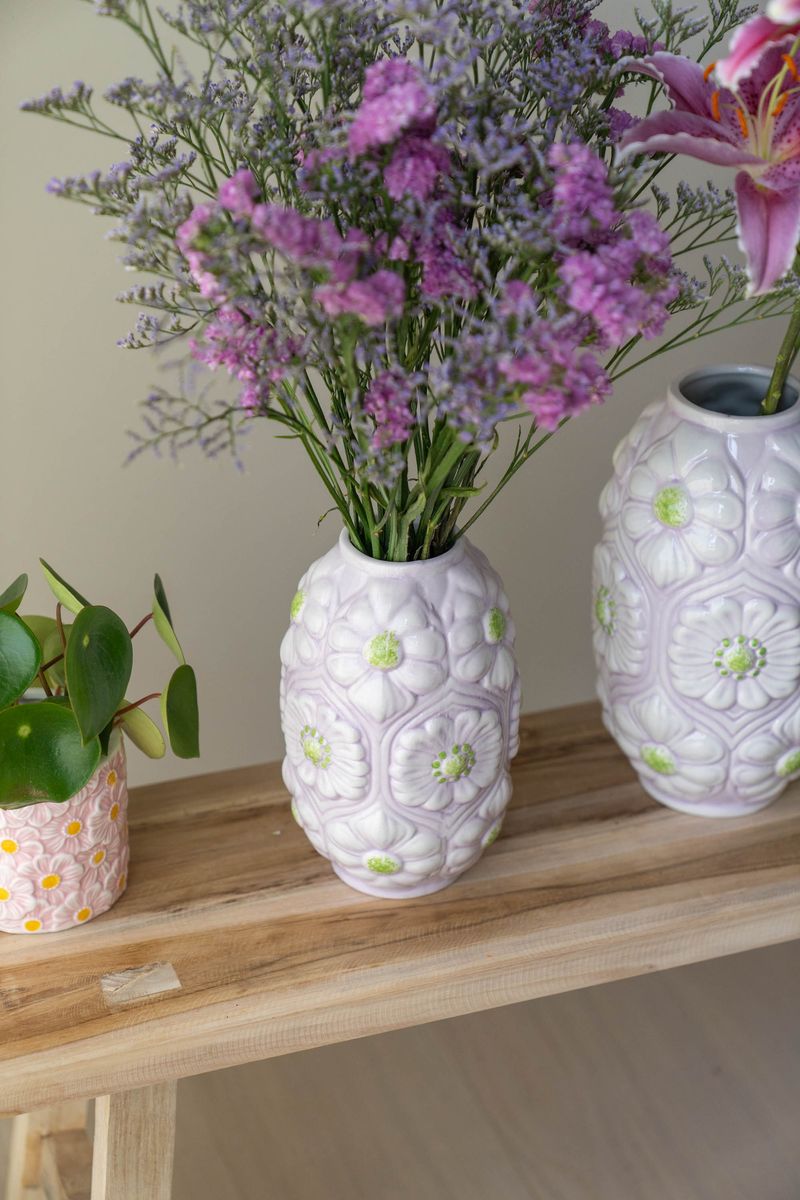 Vase blomster – 22 cm – Rosa