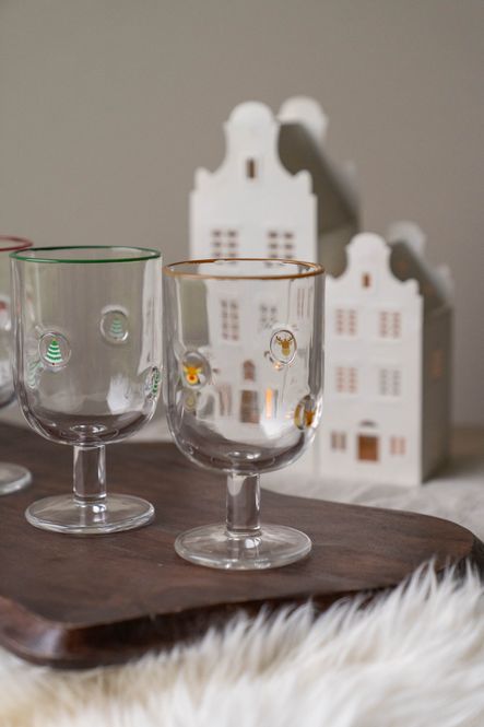 Hovedbilde Xmas Vinglass 360ml - Reinsdyr