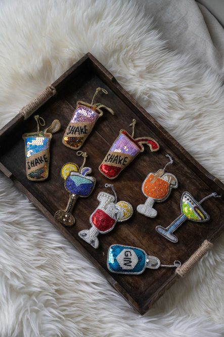 Hovedbilde Juletrepynt Paljett - Drue Drink