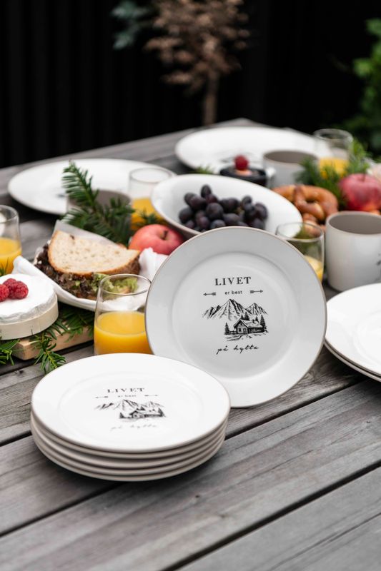 HYTTE - Tallerken 19cm
