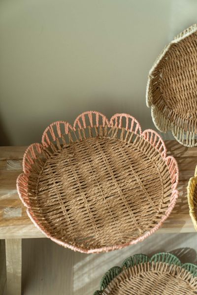 Hovedbilde Brett blomst – Ø37 cm – Rosa