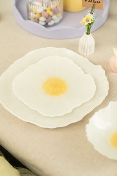 Hovedbilde Valmue Tallerken 21cm - Hvit