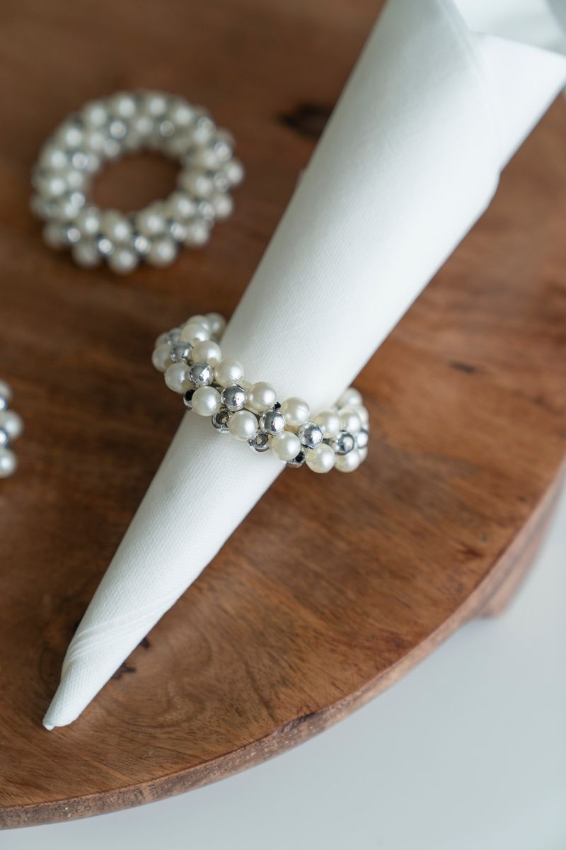 Serviettring - Perler