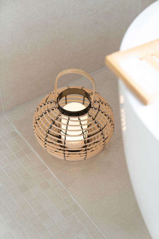 LED Lanterne Bambus 