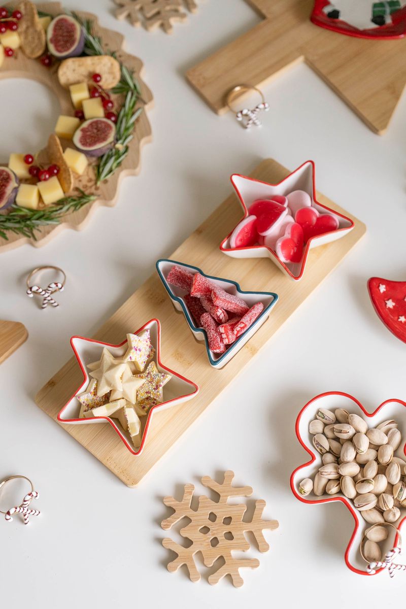 Serveringssett - Stjerne og Tre