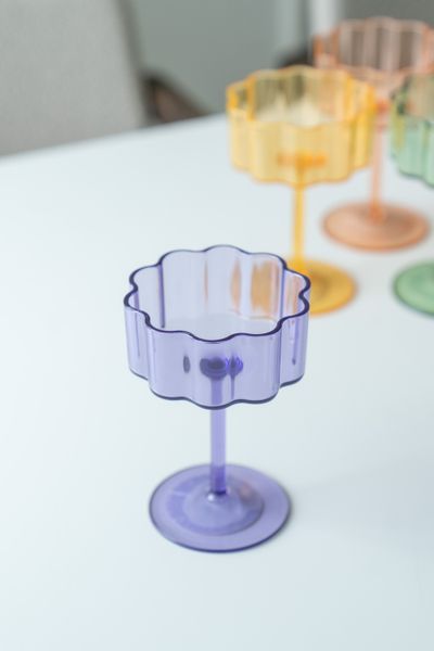 Hovedbilde Blomst cocktailglass – 230 ml – lilla