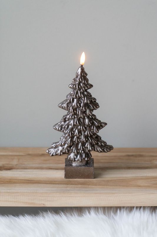 LED Juletre 23cm - Brun