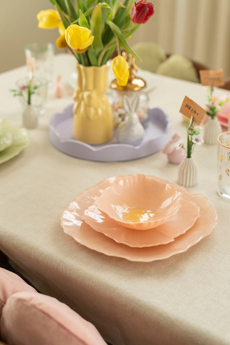 Valmue Tallerken 21cm - Fersken