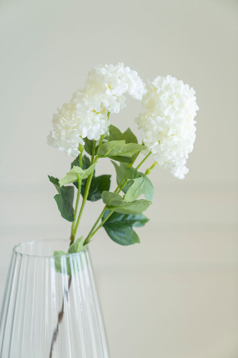 Kunstig Blomst 60cm - Hvit
