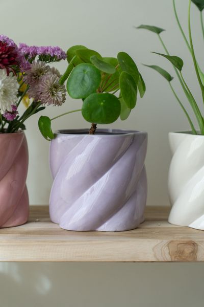 Hovedbilde Blomsterpotte swirl – Lilla