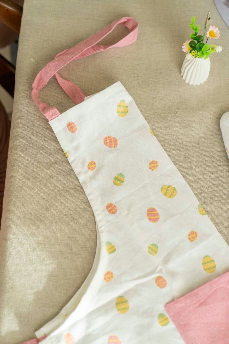 Forkle i bomull – Egg