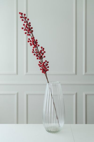 Hovedbilde Kunstig Plante Bær 95cm Rød