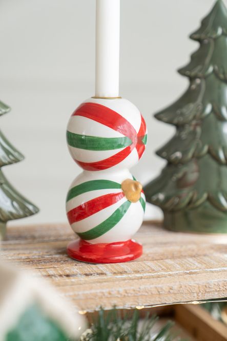 Hovedbilde Lysholder - Julekuler 15cm