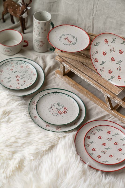 Julehilsen Tallerken 26,5cm - Xmas