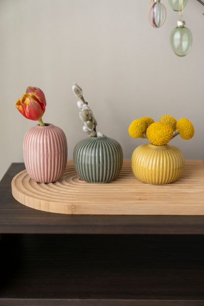 Hovedbilde Minivaser – 3pk – stripet