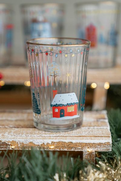 Hovedbilde Vannglass 500ml - Rødt Hus