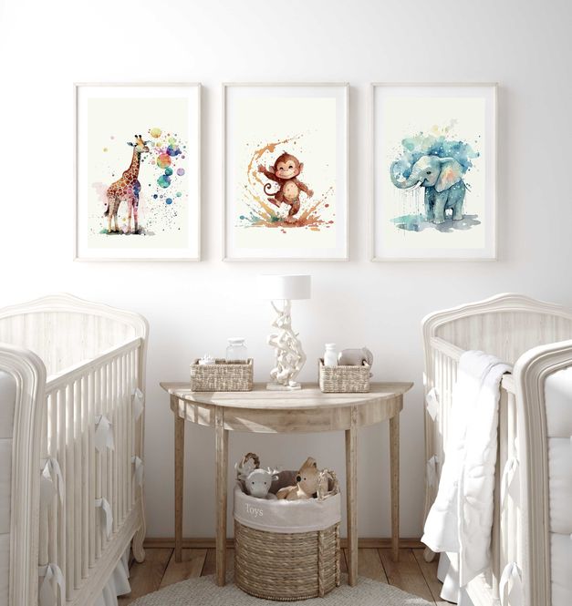 Hovedbilde Poster - Maling Elefant