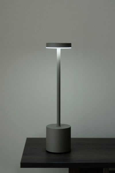 Hovedbilde Oppladbar Bordlampe 34cm Brun