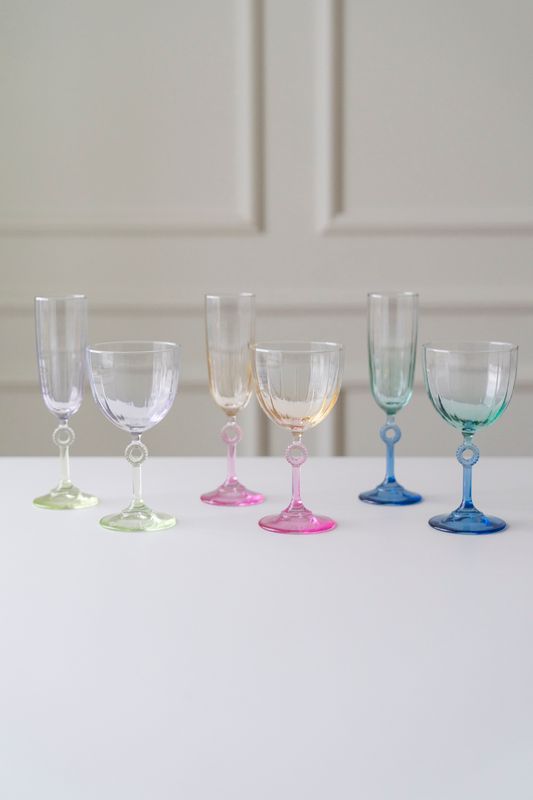 Champagneglass Sirkel 150ml - Rosa