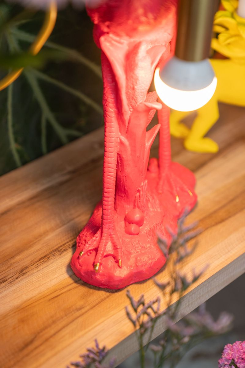 Lampe Flamingo 45cm Rosa