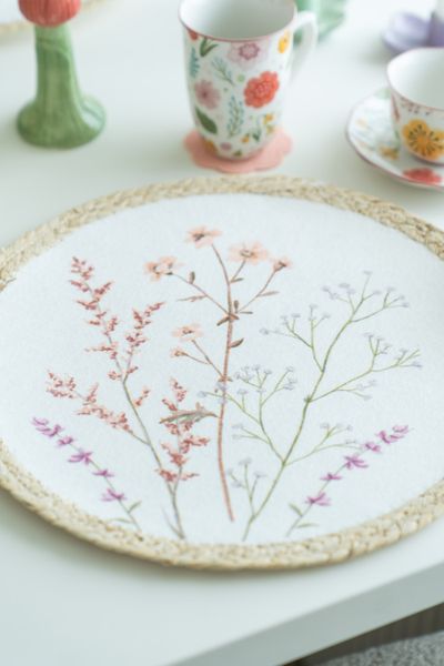 Hovedbilde Bordbrikke – Ø38 cm – Stråbukett